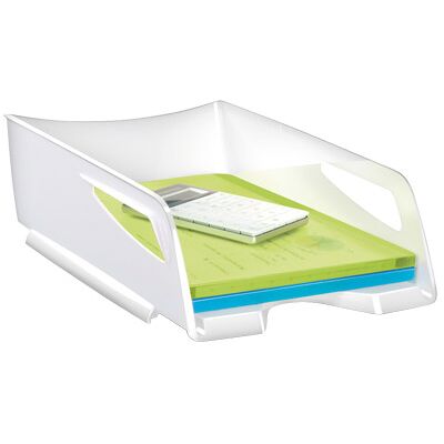 Tabuleiro de Secretaria Cep Maxi de Grande Capacidade 386X270X115 mm Plastico Branco Tabuleiro de Secretaria Cep Maxi de Grande Capacidade 386X270X115 mm Plastico Branco