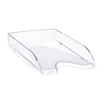 Tabuleiro de Secretaria Cep Plastico Cristal Ceppro 66X257X348 mm Tabuleiro de Secretaria Cep Plastico Cristal Ceppro 66X257X348 mm