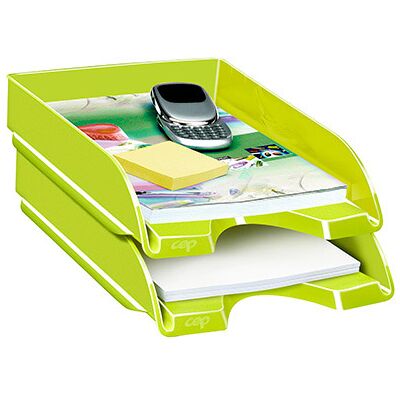 Tabuleiro de Secretaria Cep Plastico Verde 257X348X66 mm Tabuleiro de Secretaria Cep Plastico Verde 257X348X66 mm