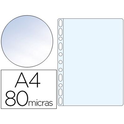 Bolsa Catalogo Esselte Din A4 Polipropileno 80 Microns 11 Furos Cristal (100 Unidades) Bolsa Catalogo Esselte Din A4 Polipropileno 80 Microns 11 Furos Cristal (100 Unidades)