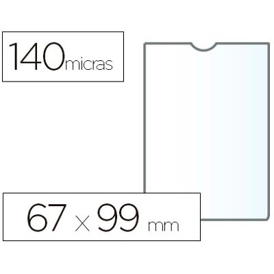 Bolsa Porta Documentos Esselte Plastico 140 Microns Medidas 67x99 mm (1 Unidade) Bolsa Porta Documentos Esselte Plastico 140 Microns Medidas 67x99 mm (1 Unidade)