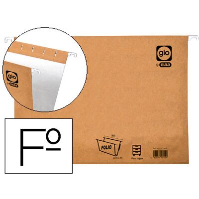 Capa de Suspensão Gio Folio Visor Superior Cristal Kraft Bicolor Eco Lombada 30 mm Capa de Suspensão Gio Folio Visor Superior Cristal Kraft Bicolor Eco Lombada 30 mm