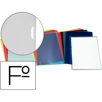 Bolsa Dossier Esselte Plastico Folio PVC Transparente Bolsa Dossier Esselte Plastico Folio PVC Transparente
