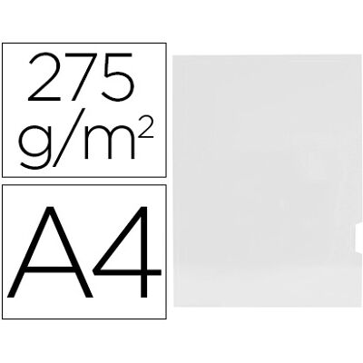 Classificador de Cartolina Gio Plastificada Apresentacao 2 Abas Din A4 Branco 275g/m2 Classificador de Cartolina Gio Plastificada Apresentacao 2 Abas Din A4 Branco 275g/m2