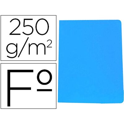 Classificador de Cartolina Gio Simple Intenso Folio Azul 250g/m2 Classificador de Cartolina Gio Simple Intenso Folio Azul 250g/m2