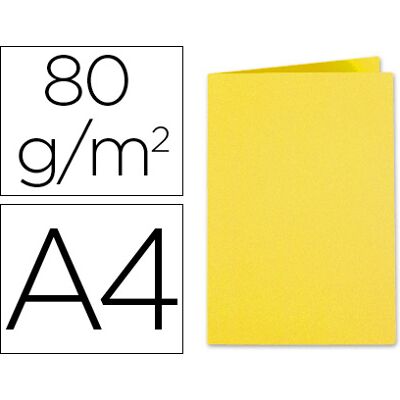 Classificador Exacompta de Cartolina Din A4 Amarelo 80g/m2 Classificador Exacompta de Cartolina Din A4 Amarelo 80g/m2