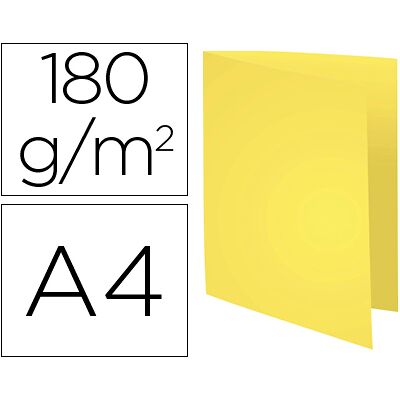 Classificador Exacompta de Cartolina Reciclada Din A4 Amarelo 180g Classificador Exacompta de Cartolina Reciclada Din A4 Amarelo 180g