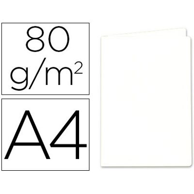 Classificadores Exacompta de Cartolina Din A4 Branco 80g Classificadores Exacompta de Cartolina Din A4 Branco 80g