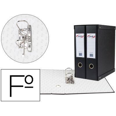 Módulo Pardo de 2 Pastas de Arquivo 2 Aneis de 70 mm Folio Cor Preto 350X180X300 mm Módulo Pardo de 2 Pastas de Arquivo 2 Aneis de 70 mm Folio Cor Preto 350X180X300 mm