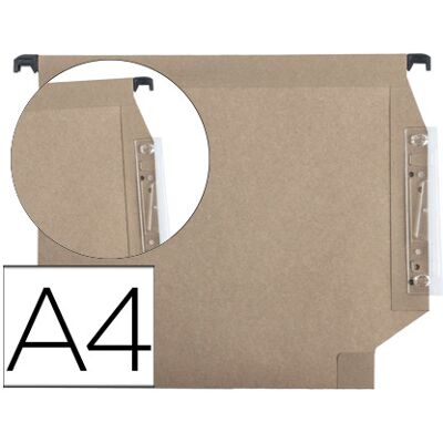 GIO Capas de Suspensão Din A4 Visor Lateral Kraft Eco GIO Capas de Suspensão Din A4 Visor Lateral Kraft Eco