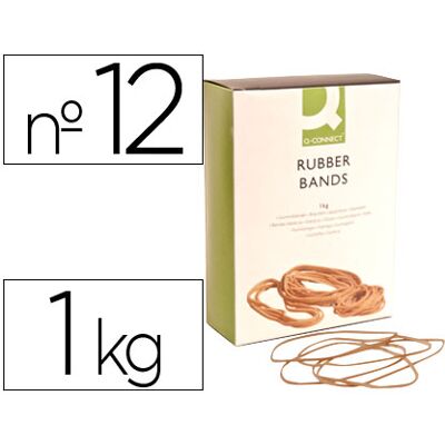 Elasticos Q-Connect 1000 Gr Numero 12 Elasticos Q-Connect 1000 Gr Numero 12