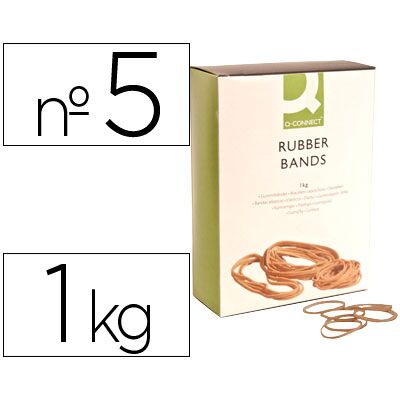 Elasticos Q-Connect 1000 Gr Numero 5 Elasticos Q-Connect 1000 Gr Numero 5