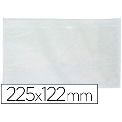 Pack 100x Envelope Auto Adesivo Q-Connect Porta Documentos 225x122mm Janela Transparente Pack 100x Envelope Auto Adesivo Q-Connect Porta Documentos 225x122mm Janela Transparente