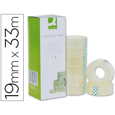 Fita Adesiva Q-Connect 33 Mt X 19 mm Fita Adesiva Q-Connect 33 Mt X 19 mm