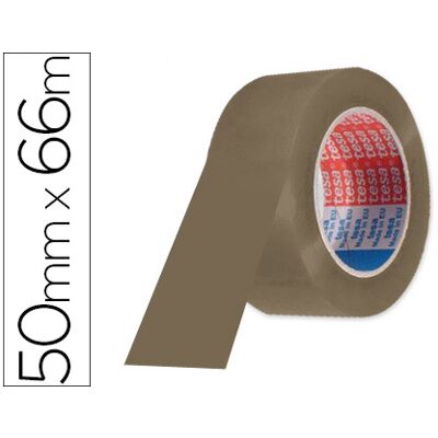 Fita Adesiva Tesa Castanha 66Mtx 50 mm - p/ Embalagem Fita Adesiva Tesa Castanha 66Mtx 50 mm - p/ Embalagem