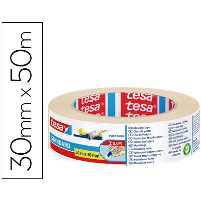 Fita Adesiva Tesa p/ Pintor 50 Mt X 30 mm Fita Adesiva Tesa p/ Pintor 50 Mt X 30 mm
