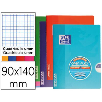 Caderno Escolar Agrafado Oxford Capa Flexivel Openflex 48F 90g Quadricula Cores Sortidas Caderno Escolar Agrafado Oxford Capa Flexivel Openflex 48F 90g Quadricula Cores Sortidas