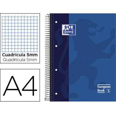 Caderno Espiral Oxford Capa Extradura Optik Paper Microp. A4 120F + 50% Quadricula 5 mm Caderno Espiral Oxford Capa Extradura Optik Paper Microp. A4 120F + 50% Quadricula 5 mm