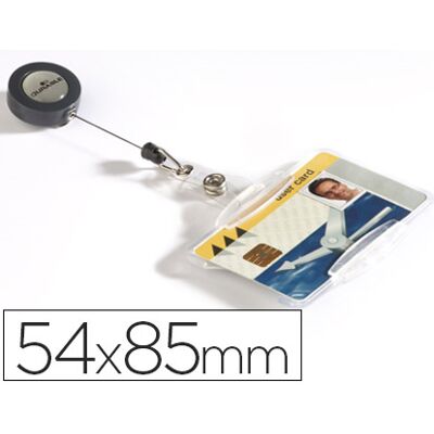 Identificador Durable c/ Cordao Extensivel Uso Vertical/Horizontal 54X85 mm Identificador Durable c/ Cordao Extensivel Uso Vertical/Horizontal 54X85 mm