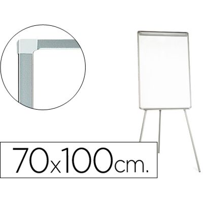 Quadro Branco Q-Connect c/ Tripe 70X100 cm Laminado Quadro Branco Q-Connect c/ Tripe 70X100 cm Laminado