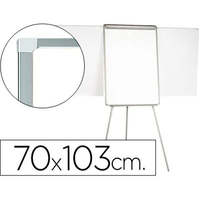 Quadro Branco Q-Connect c/ Tripe 70X103 cm Extensivel Quadro Branco Q-Connect c/ Tripe 70X103 cm Extensivel