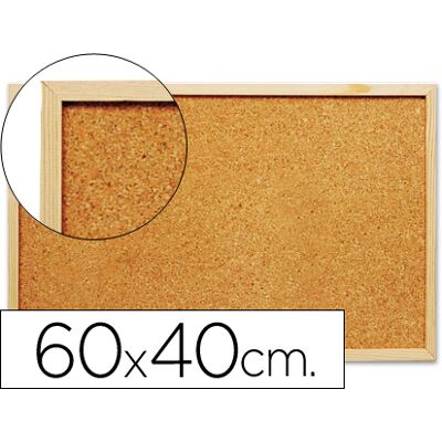 Quadro Q-Connect de Cortica c/ Caixilho em Madeira 400 x 600 mm Quadro Q-Connect de Cortica c/ Caixilho em Madeira 400 x 600 mm