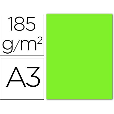 Cartolina Guarro A3 Verde Fluorescente 185 Gr (50 Folhas) Cartolina Guarro A3 Verde Fluorescente 185 Gr (50 Folhas)