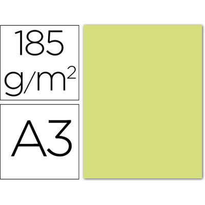 Cartolina Guarro A3 Verde Maçã 185 Gr (50 Folhas) Cartolina Guarro A3 Verde Maçã 185 Gr (50 Folhas)