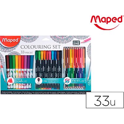 Kit Maped Desenho Mandalas 33 Pecas Kit Maped Desenho Mandalas 33 Pecas