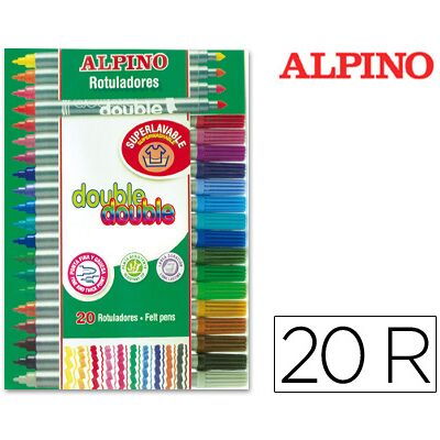 Marcador Alpino Double 20 Unidades Marcador Alpino Double 20 Unidades