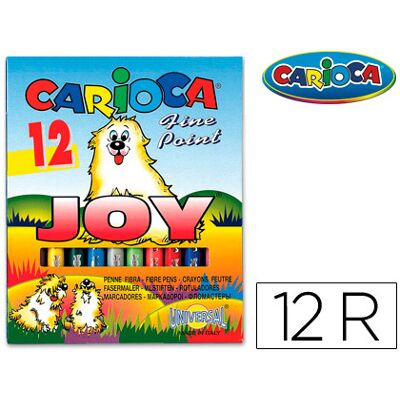 Marcador Carioca Joy Caixa de 12 Cores Marcador Carioca Joy Caixa de 12 Cores