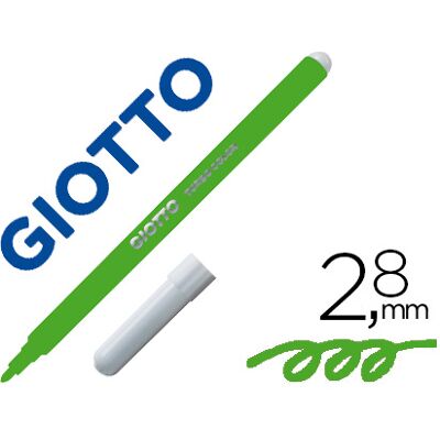 Marcador Giotto Turbo Color Lavavel c/ Ponta Bloqueada Unicolor Verde Marcador Giotto Turbo Color Lavavel c/ Ponta Bloqueada Unicolor Verde