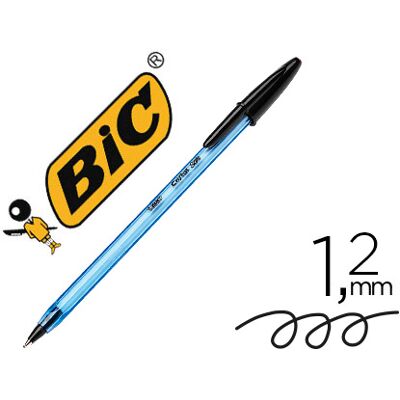 Caneta Bic Cristal Soft Preto Ponta de 1,2 mm Caneta Bic Cristal Soft Preto Ponta de 1,2 mm