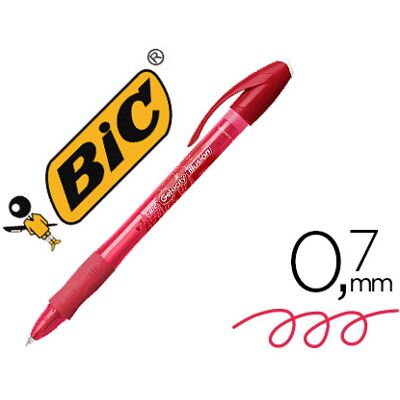 Caneta Bic Gelocity Illusion Apagavel Vermelho Ponta de 0,7 mm Caneta Bic Gelocity Illusion Apagavel Vermelho Ponta de 0,7 mm