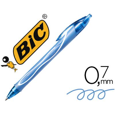 Caneta Bic Gelocity Quick Dry Retratil Tinta Gel Turquesa Ponta de 0,7 mm Caneta Bic Gelocity Quick Dry Retratil Tinta Gel Turquesa Ponta de 0,7 mm