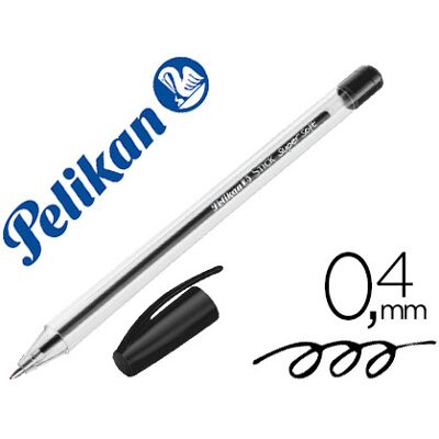 Caneta Pelikan Stick Super Soft Preto Caneta Pelikan Stick Super Soft Preto