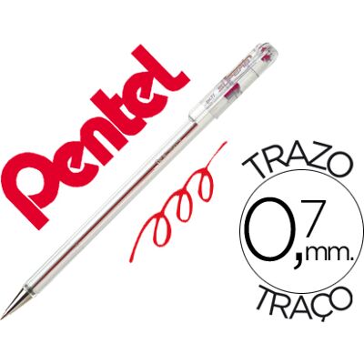 Caneta Pentel Bk77 Vermelho Caneta Pentel Bk77 Vermelho