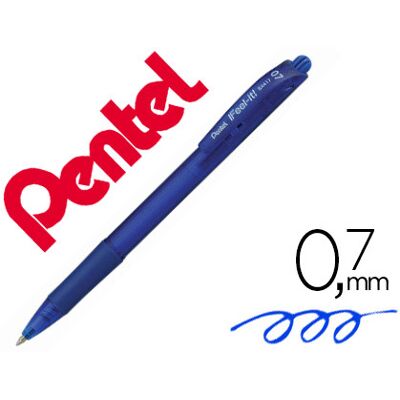 Caneta Pentel Retratil Bx417 Cor Azul Caneta Pentel Retratil Bx417 Cor Azul
