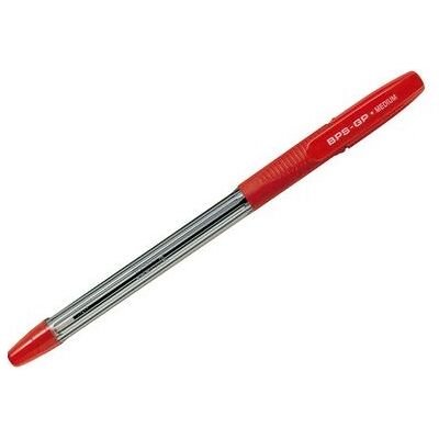 Caneta Pilot Bps-Gp Vermelho -Com Grip-Tinta Base de Oleo -Com Tampa Caneta Pilot Bps-Gp Vermelho -Com Grip-Tinta Base de Oleo -Com Tampa
