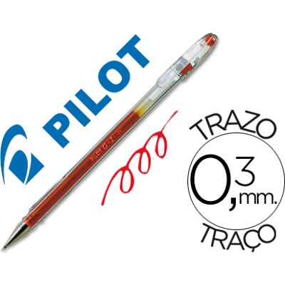 Caneta Pilot G-1 Vermelho Tinta Gel Caneta Pilot G-1 Vermelho Tinta Gel