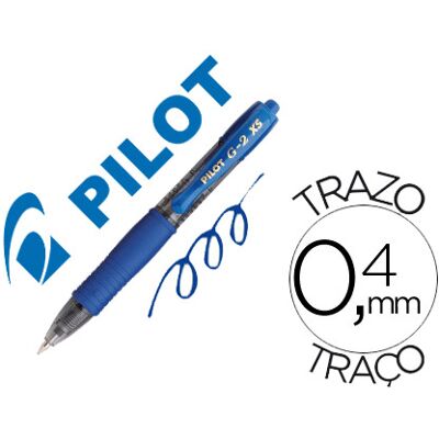 Caneta Pilot G-2 Pixie Azul Tinta Gel Retractil Pega de Borracha Caneta Pilot G-2 Pixie Azul Tinta Gel Retractil Pega de Borracha
