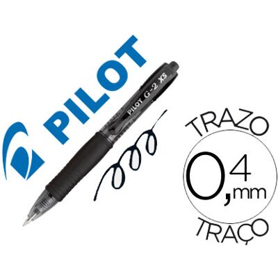 Caneta Pilot G-2 Pixie Preta Tinta Gel Retractil Pega de Borracha Caneta Pilot G-2 Pixie Preta Tinta Gel Retractil Pega de Borracha
