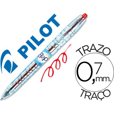 Caneta Pilot Gel B2P Vermelho Caneta Pilot Gel B2P Vermelho