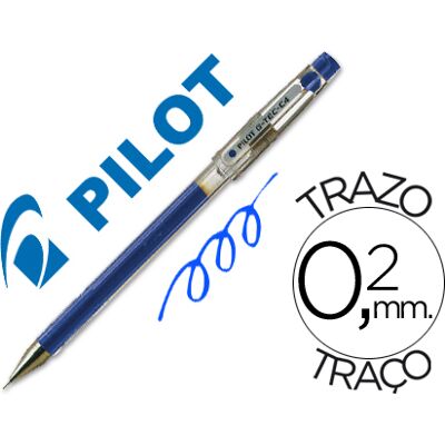 Caneta Pilot Ponta Fina G-Tec-C4 Azul Caneta Pilot Ponta Fina G-Tec-C4 Azul