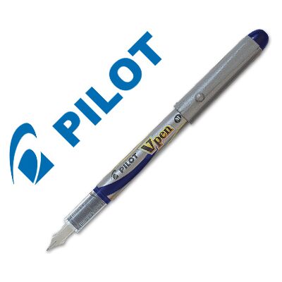 Caneta Pilot V Pem Silver Azul Svp-4ml Caneta Pilot V Pem Silver Azul Svp-4ml