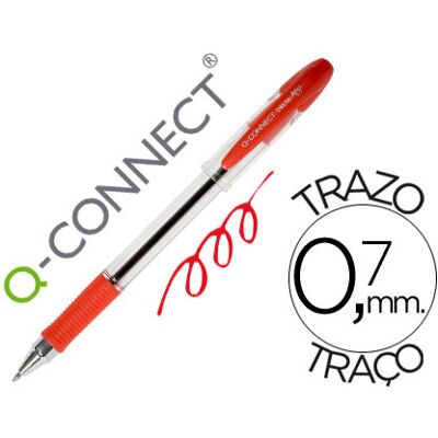 Caneta Q-Connect Delta Vermelha Caneta Q-Connect Delta Vermelha