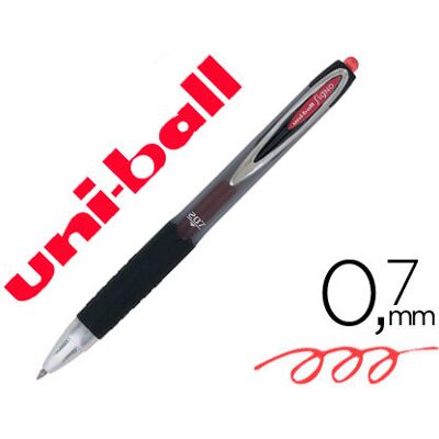 UNIBALL Caneta Uni-Ball Roller Umn-207 Retratil 0,7 mm Cor Vermelho UNIBALL Caneta Uni-Ball Roller Umn-207 Retratil 0,7 mm Cor Vermelho