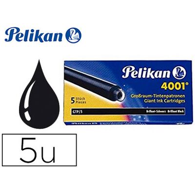 Cartucho Pelikan Gtp/5 Preto Cartucho Pelikan Gtp/5 Preto