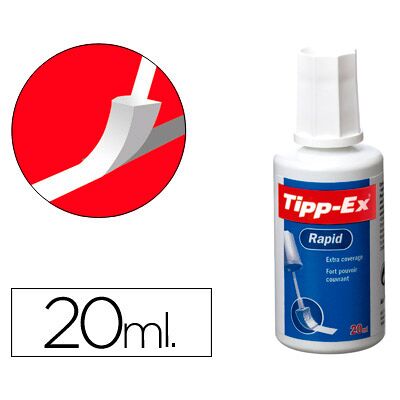 Corretor de Pincel Tipp-Ex, De 20 ml, c/ Secagem Rapida Corretor de Pincel Tipp-Ex, De 20 ml, c/ Secagem Rapida