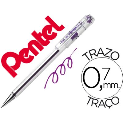 Esferografica Pentel Mini Bk77 Violeta 0,7 mm Esferografica Pentel Mini Bk77 Violeta 0,7 mm